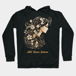 artistic swimming, synchronized swimming, golden dancers v5 Hoodie